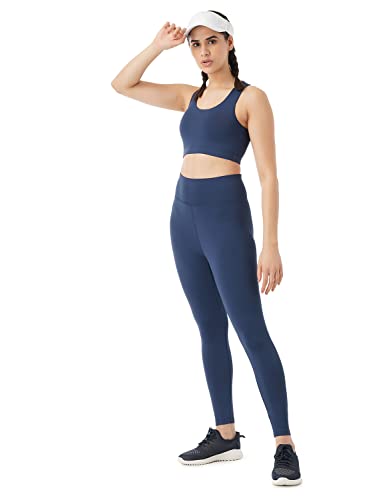 Image of PUMP'D Women's Stretchable Leggings with Back Pocket -Lightweight | Anti-Odor | Squat Proof | Dry Tech | Yoga Pants - Fitness Leggings, Multipurpose Track Pants, Gym Tights, Active Wear Lower