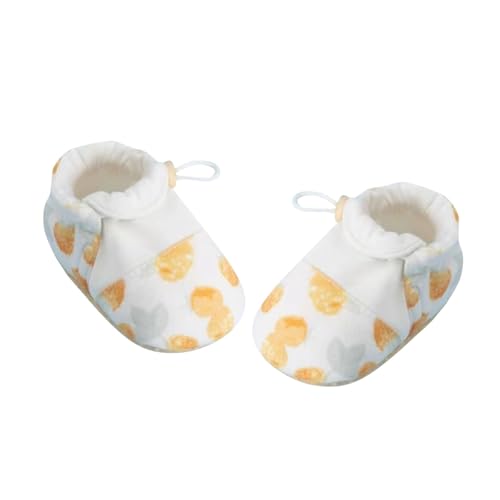 Zapatos unisex para bebé, ligeros, cómodos, de algodón, suaves, cómodos, minimalistas, modernos, transpirables, de algodón, ultraligeros, amarillo, 3 meses