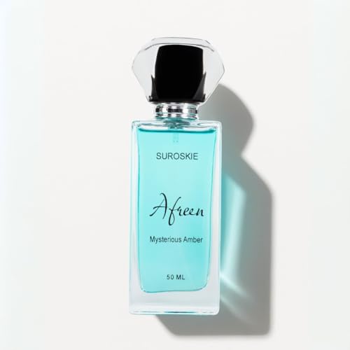 Image of Suroskie Afreen Perfume 50Ml | Luxury Eau De Parfum | Long Lasting Unisex Fragrance Spray | Aromatic Blend Of Aqua, Jasmine & Vanilla Scent | Citrus, Floral & Warm Notes | Premium Gift For Men & Women
