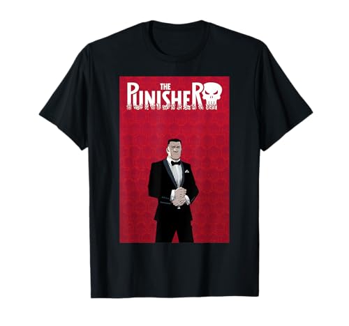 T-Shirt The Punisher Marvel haut imprimé BD coton pour homme passionné