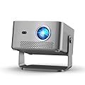 Magcubic 4K Smart Projector with WiFi and Bluetooth, 800 ANSI, TV Stick Built-in, Auto Focus & Keystone, Voice Control, 180° Rotatable Portable Movie Proyector for Home Theater Outdoor Bedroom