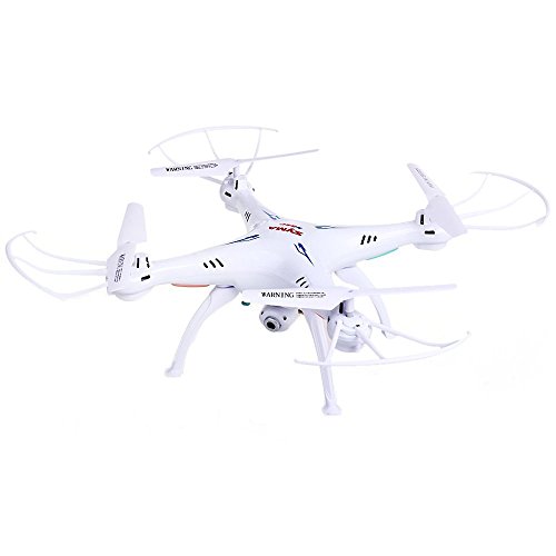 Goolsky Drohne mit 2.0MP HD Kamera und 3D InAusführung Syma X5SC 2.4G 4CH 6-Achsen Gyro RC Quadcopter Weiß