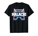 Malachi Name Boys Hockey Play Ice Rink Field Stick Puck Ball T-Shirt