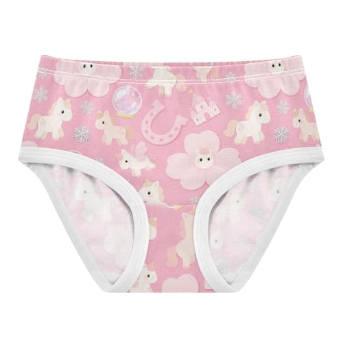 Horse Flowers Floral Snowflake Toddler Girls's Underwear 2T 2300669