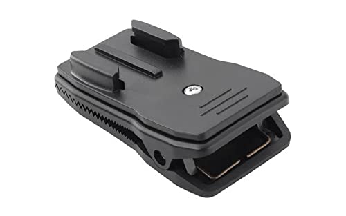 Image of BKN New 360 Degree Rotatable Backpack Clamp J Hook Mount Adapter for GoPro Hero 9, 8, 7, 6, 5, Yi, 4K, Eken, H9, Sjcam, Sj9, Go Pro, Accessory