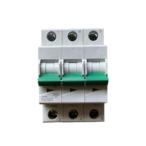 Disjoncteur miniature PL9-C6/3 6A 3P courbe C 6kA pour circuit électrique