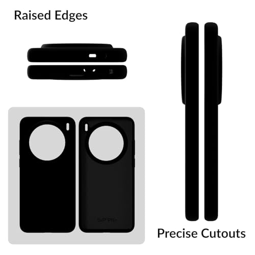 Image of SPRIG Compatible with Vivo X200 5G Premium SilkTone Back Cover Drop Tested Shock Proof Mobile Case for Men, Women, Boys and Girls with Camera Protection (Black)