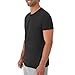 Hanes Mens Cotton, Moisture-wicking Crew Tee Undershirts, Multi-packs, Black/Grey/Blue Assorted - 6 Pack, 3X-Large US