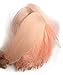 Colorful Goose Feathers, for DIY Craft Wedding Home Party Decorations 50pcs/Pack/ (4-7.8 inch) (Tender Peach)