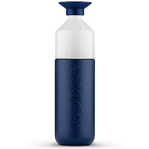 Dopper Insulated 1L Breaker Blue - La bouteille isotherme 12h de boisson chaude, 24h de boisson froide - La gourde réutilisable acier inoxyable d'eau, thé, café