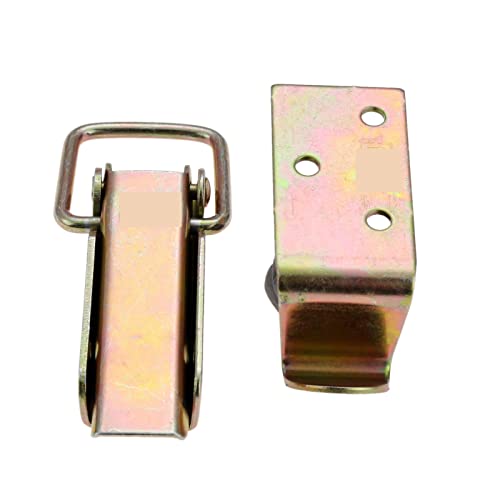 Image of 0.08 Wooden Box Catch Clasp Hasp Latch Lock Jewelry Box Padlock Toolbox Case Lock Latch Buckle Furniture Hardware 84 * 35mm