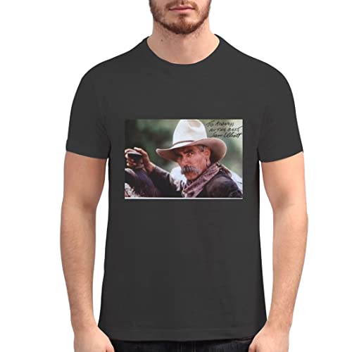 Sam Elliott - Men's Soft Graphic T-Shirt PDI PIDP127944, Black, XX-Large