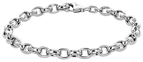 trendor Armband 925 Silber Erbsmuster Silber Armband Damen und Herren, Silberschmuck, Armschmuck Frauen und Männer, Armband Silber, Geschenkidee 78957-21 21 cm Cover
