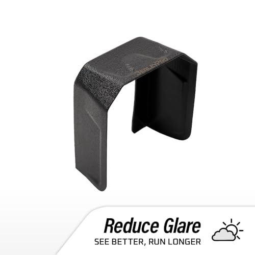 Image of BerleyPro Garmin Fish Finder Visor - Sun Cover & Glare Reduction - Fits Echomap UHD /UHD2 /Ultra, GPSMAP, Striker, Echomap Chirp & More - CNC Machined ASA Plastic