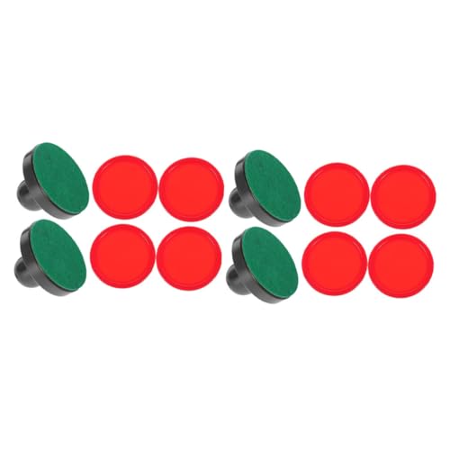 CIYODO Plastic Ice Hockey Pucks Paddles Pack Slider Pusher Hockey Table Accessories