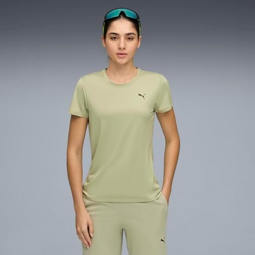 PUMA Kadın W TAD ESSENTIAL CREW TEE T-shirt Lux Army M - Görsel 2