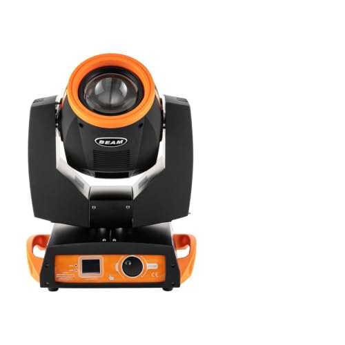 Moving Head DJ Luz LED para escenarios, luz de discoteca, luz de fiesta, luz de fiesta con sonido activado y DMX-512, 7R, 230 W, cabezal móvil, 17 luces de patrón, 14 colores, para fiestas, bares