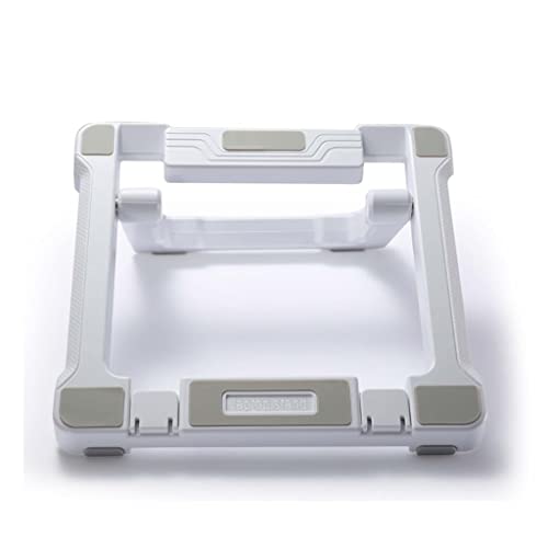 Soporte para ordenador portátil de aluminio con eje elevador estable 4