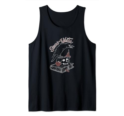 Top Blanche Neige Disney et corbeau de la reine au design minimaliste
