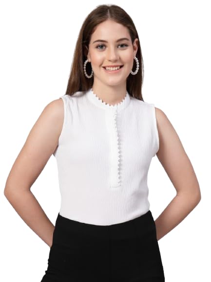 Style Quotient Women White Sleeveless Top-picture-28
