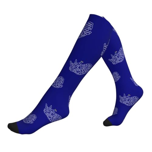 AMZPAWG South African Flag, Map of Africa Compression Socks for Men & Women Circulation (15-20 mmHg) Athletic