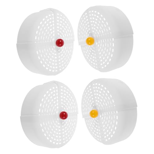 PRETYZOOM 4piezas De Placa Plegable para Alimentos Tapa Ventilada De Rejilla Plegable Tapa Antisalpicaduras De Cocina para Uso Doméstico