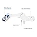 LUXE Bidet NEO 110 - Single Nozzle, Non-Electric Bidet Attachment for Toilet Seat, Adjustable Water Pressure, Rear Wash (Blue)
