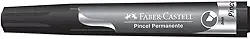 Marcador Permanente, Preto, 5 mm, Faber-Castell
