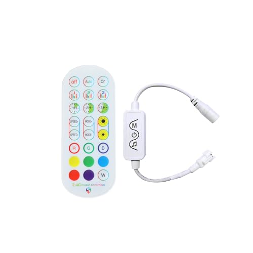 Controlador de tira LED WS2811 WS2812B Bluetooth conector JST 3 pines y app musical