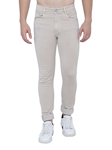 Image of Strechable Denim Regular Fit Mid Waist Light Weight Soft Feel Stretchable Denim Jeans Pant for Men
