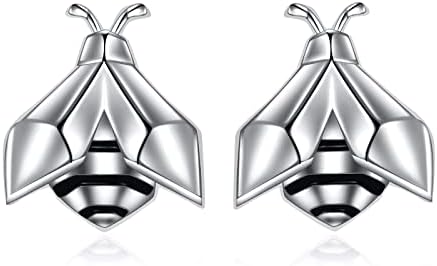 Horse/Butterfly/Cat/Rabbit/Bunny/Panda/Owl/Wolf/Fox/Hummingbird/Penguin/Pony Earrings 925 Sterling Silver Lucky Cute Animal Stud Earrings Jewellery Gifts for Women Mum Mother Girls