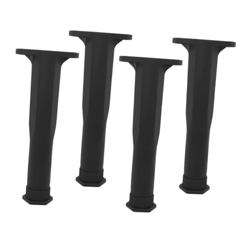 POPETPOP 4Pcs Adjustable Bed Leg Support Heavy Duty Replacement Legs with Shaped Design Height Adjustable Durable Material for Enhanced Stability and Comfort