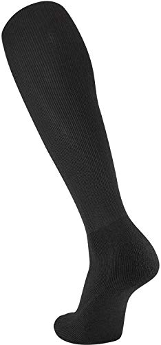 Twin City Senior All-Sport Solid Color Tube Socks (Medium) Black2