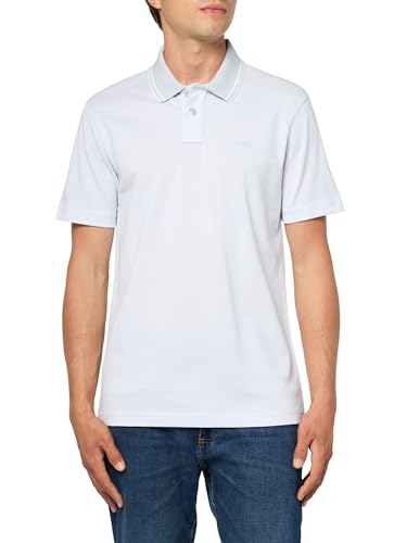 Camiseta polo para hombre BOSS con logo cuadrado