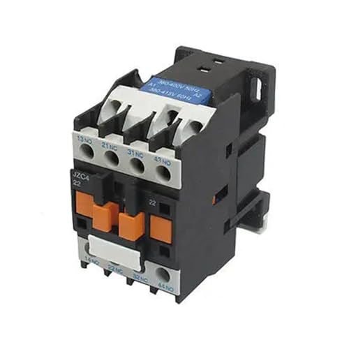 Contacteur 2NO 2NF JZC4-22 bobine 380V 415V tripolaire 20A pour automatisme 3P
