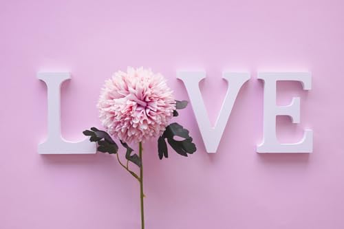 Libetui Buchstabe L Dekobuchstabe L -20cm groß- Haus Dekoration Wohnzimmer Kinderzimmer Deko Geburtstag Party Hochzeit Home - Weiß freistehend bemalbar - Love Liebe LEBE