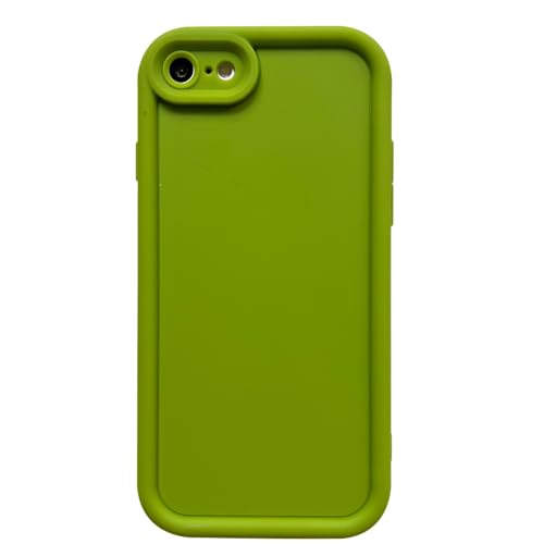 Image of Puxicu Slim Case for iPhone SE 3rd 2022 / 2nd 2020, Enhanced Camera Protection, Shockproof Skin-Friendly Touch Soft Case Cover for iPhone 7 /8 Phone 4.7 inch, Avocado Green