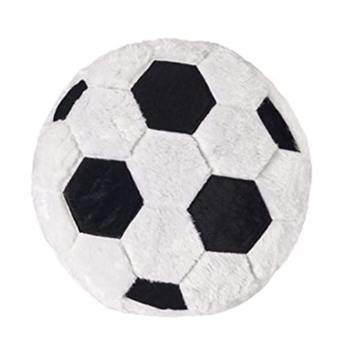 Coussin support arrière de canapé en forme de ballon de foot doux - 2