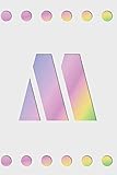m&m modellbau  M: Modern minimalist monogram journal in soft pastel gradient colors. Have the initial letter of your name beautifully displayed on a fantasy-inspired abstract background.