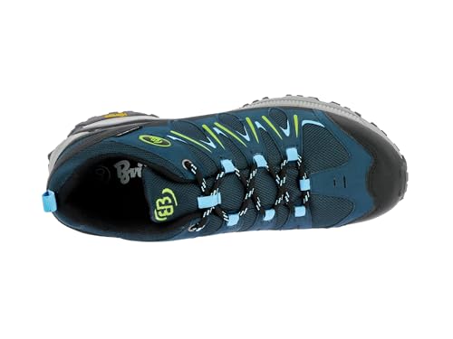 Brütting Damen Expedition Walkingschuhe, Marine Blau Lemon, 43 EU