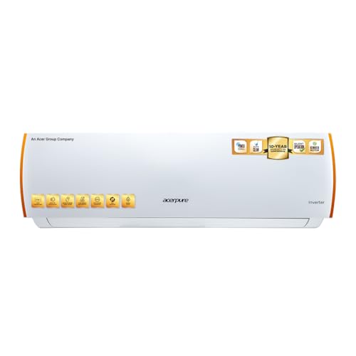 Image of Acerpure Chill Inverter Split Air Conditioner 1.5 ton 5 star, 4 in 1 convertible design with Anti-virus Filter, Blue Fin Technology Air Conditioner (White)