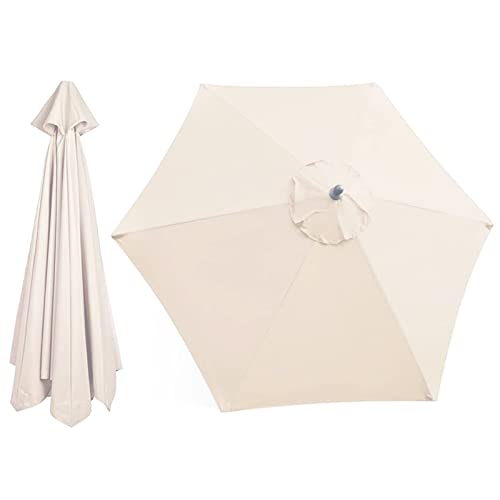 Cubierta top parasol tela solar negra con alta protección UV para mesa jardín