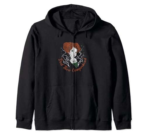 Veste Hocus Pocus Disney zippée chaude et confortable avec Winifred Sanderson