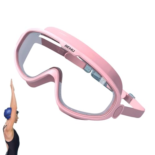 Gafas de natación Ati Fog | Gafas de natación para adultos, gafas de natación impermeables, gafas de visión clara para hombres y mujeres nadadores adultos, cómodo sello de silicona para entrenamiento