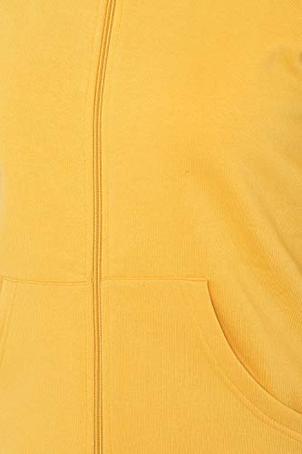 Image of Allen Solly Women's Synthetic Hooded Neck Sweatshirt | Long Seelves Regular Fit Zipper