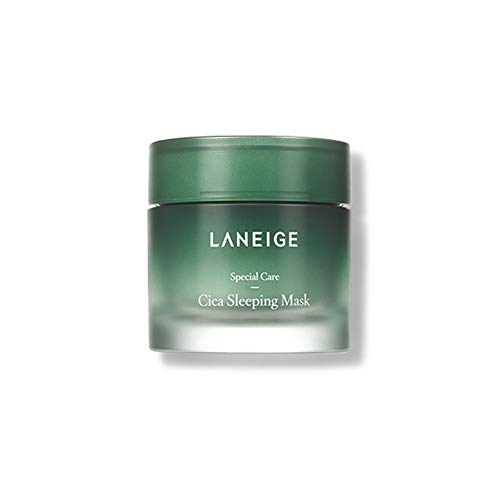 Laneige Cica Sleeping Mask 60ml , 2019 Brand-New Barrier Strengthening Mask for All Skin and Sensitive Type