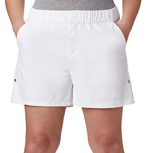 Columbia Short feminino Firewood Camp Ii, branco, PP x 34