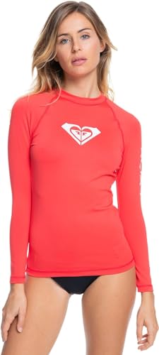 Image of Roxy Women's Long Sleeve Compression Fit Rashguard UPF 50+ Quick Dry Recycled Swim Shirt
