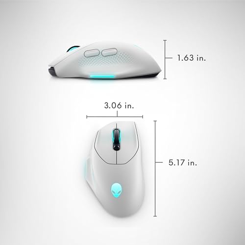 Alienware Wireless Gaming Mouse AW620M, 26000 DPI, 650 IPS, 7 Buttons - image 9