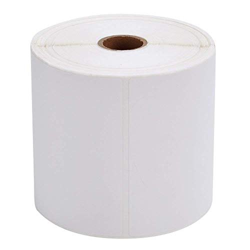 Image of SECUREMENT Direct Thermal Barcode Labels Sticker Roll (4 inch x 6 inch - 250 Labels per Roll) (4 Rolls)